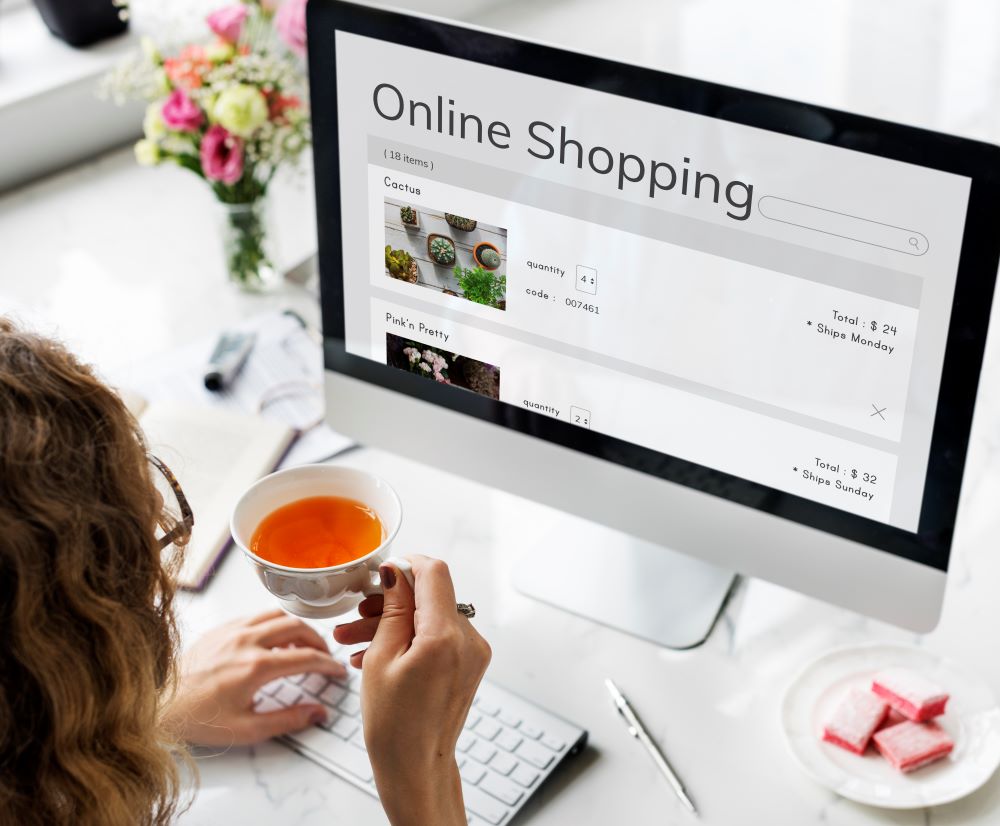 e commerce online shopping plant sale